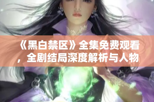 《黑白禁区》全集免费观看，全剧结局深度解析与人物命运探讨