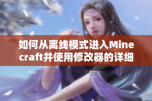 如何从离线模式进入Minecraft并使用修改器的详细教程