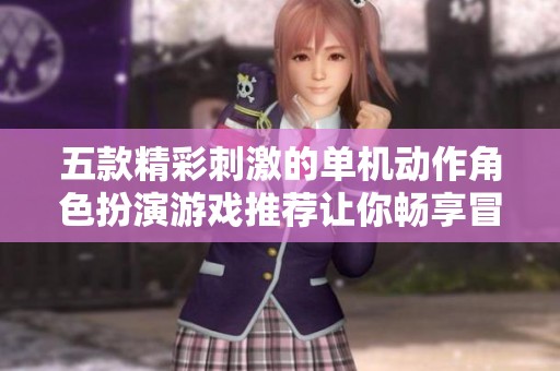 五款精彩刺激的单机动作角色扮演游戏推荐让你畅享冒险乐趣
