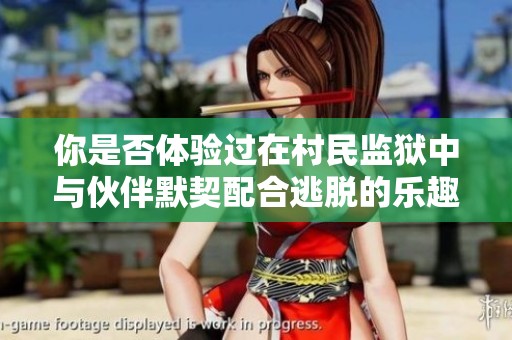你是否体验过在村民监狱中与伙伴默契配合逃脱的乐趣？
