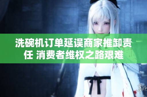 洗碗机订单延误商家推卸责任 消费者维权之路艰难