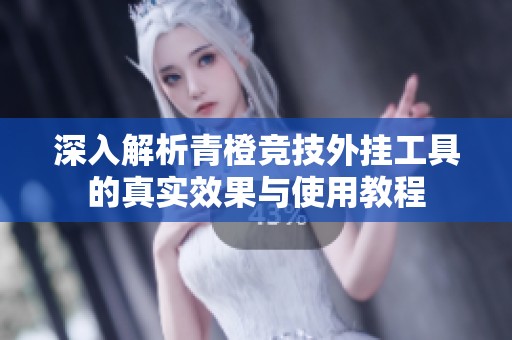 深入解析青橙竞技外挂工具的真实效果与使用教程