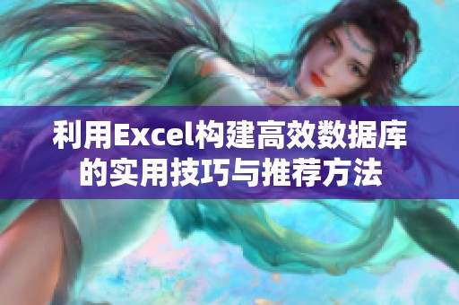 利用Excel构建高效数据库的实用技巧与推荐方法