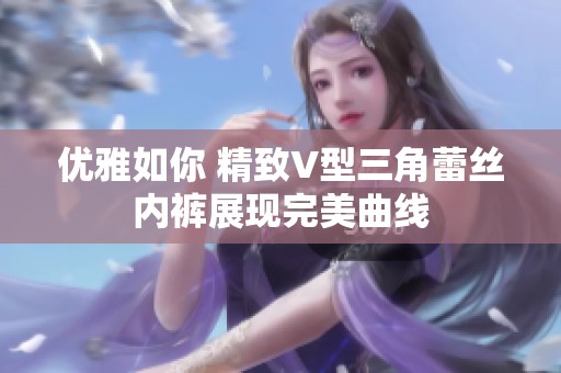 优雅如你 精致V型三角蕾丝内裤展现完美曲线
