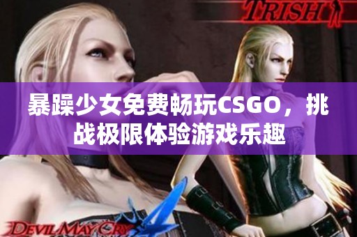 暴躁少女免费畅玩CSGO，挑战极限体验游戏乐趣