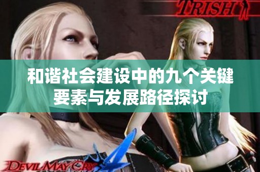 和谐社会建设中的九个关键要素与发展路径探讨