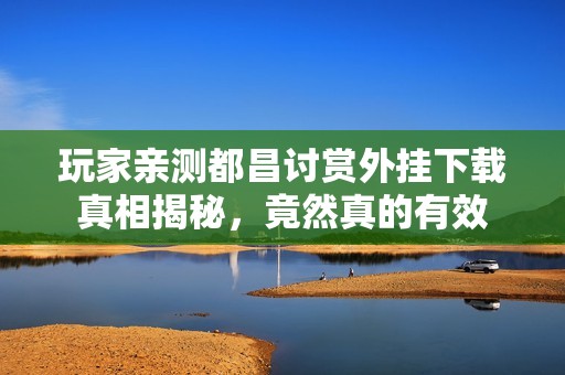 玩家亲测都昌讨赏外挂下载真相揭秘，竟然真的有效