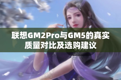 联想GM2Pro与GM5的真实质量对比及选购建议