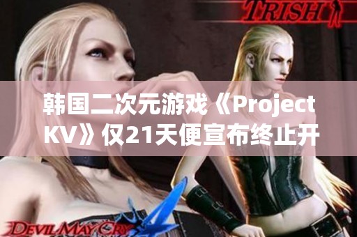 韩国二次元游戏《Project KV》仅21天便宣布终止开发令人唏嘘