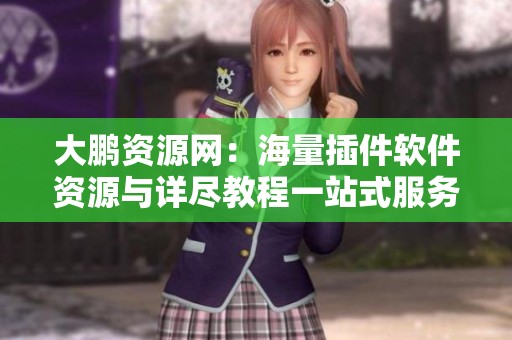 大鹏资源网：海量插件软件资源与详尽教程一站式服务平台