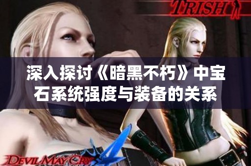 深入探讨《暗黑不朽》中宝石系统强度与装备的关系