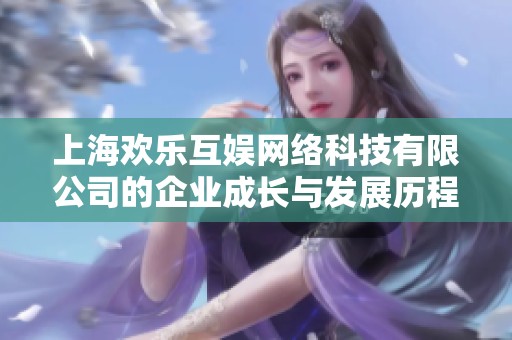 上海欢乐互娱网络科技有限公司的企业成长与发展历程分析