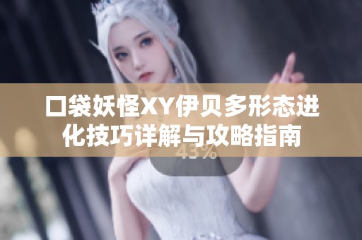 口袋妖怪XY伊贝多形态进化技巧详解与攻略指南