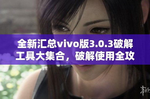 全新汇总vivo版3.0.3破解工具大集合，破解使用全攻略