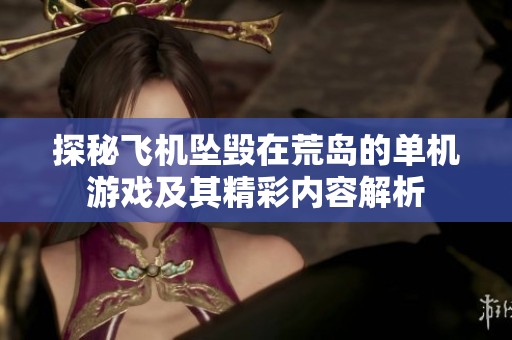 探秘飞机坠毁在荒岛的单机游戏及其精彩内容解析