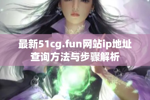 最新51cg.fun网站ip地址查询方法与步骤解析