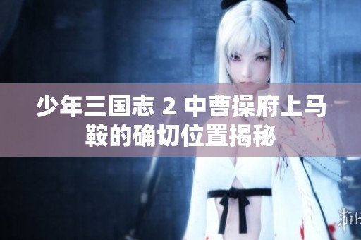 少年三国志 2 中曹操府上马鞍的确切位置揭秘