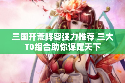 三国开荒阵容强力推荐 三大T0组合助你谋定天下