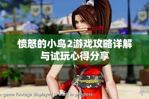 愤怒的小鸟2游戏攻略详解与试玩心得分享