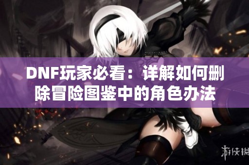 DNF玩家必看：详解如何删除冒险图鉴中的角色办法