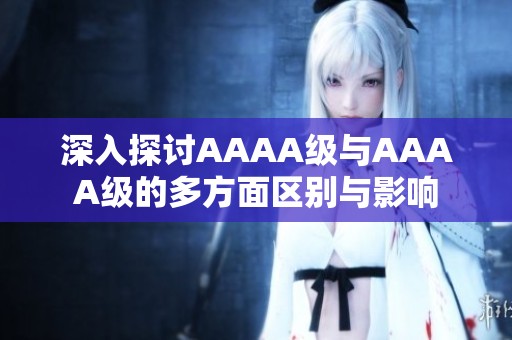 深入探讨AAAA级与AAAA级的多方面区别与影响