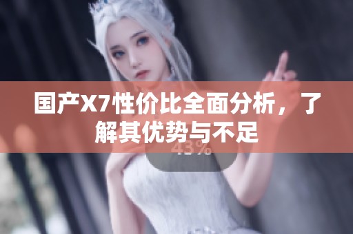 国产X7性价比全面分析，了解其优势与不足