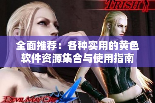 全面推荐：各种实用的黄色软件资源集合与使用指南