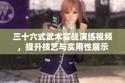 三十六式武术实战演练视频，提升技艺与实用性展示