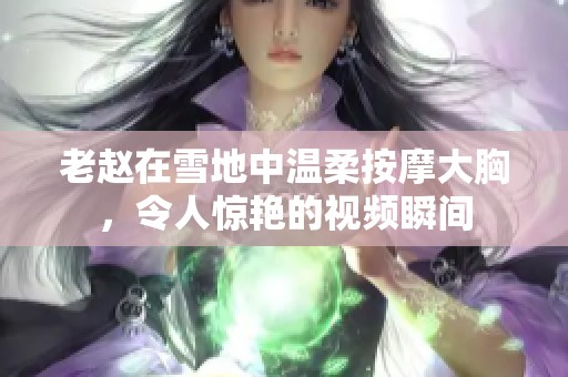 老赵在雪地中温柔按摩大胸，令人惊艳的视频瞬间