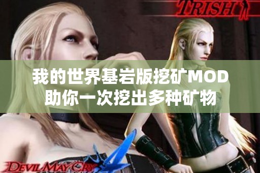 我的世界基岩版挖矿MOD助你一次挖出多种矿物