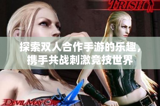 探索双人合作手游的乐趣，携手共战刺激竞技世界