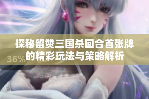 探秘留赞三国杀回合首张牌的精彩玩法与策略解析