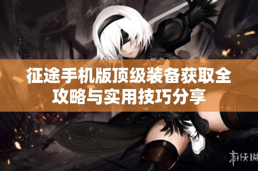 征途手机版顶级装备获取全攻略与实用技巧分享