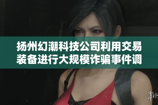 扬州幻潮科技公司利用交易装备进行大规模诈骗事件调查