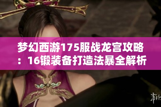 梦幻西游175服战龙宫攻略：16锻装备打造法暴全解析