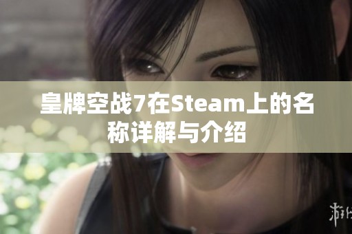 皇牌空战7在Steam上的名称详解与介绍