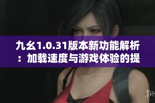 九幺1.0.31版本新功能解析：加载速度与游戏体验的提升