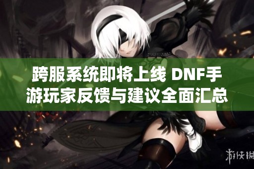 跨服系统即将上线 DNF手游玩家反馈与建议全面汇总